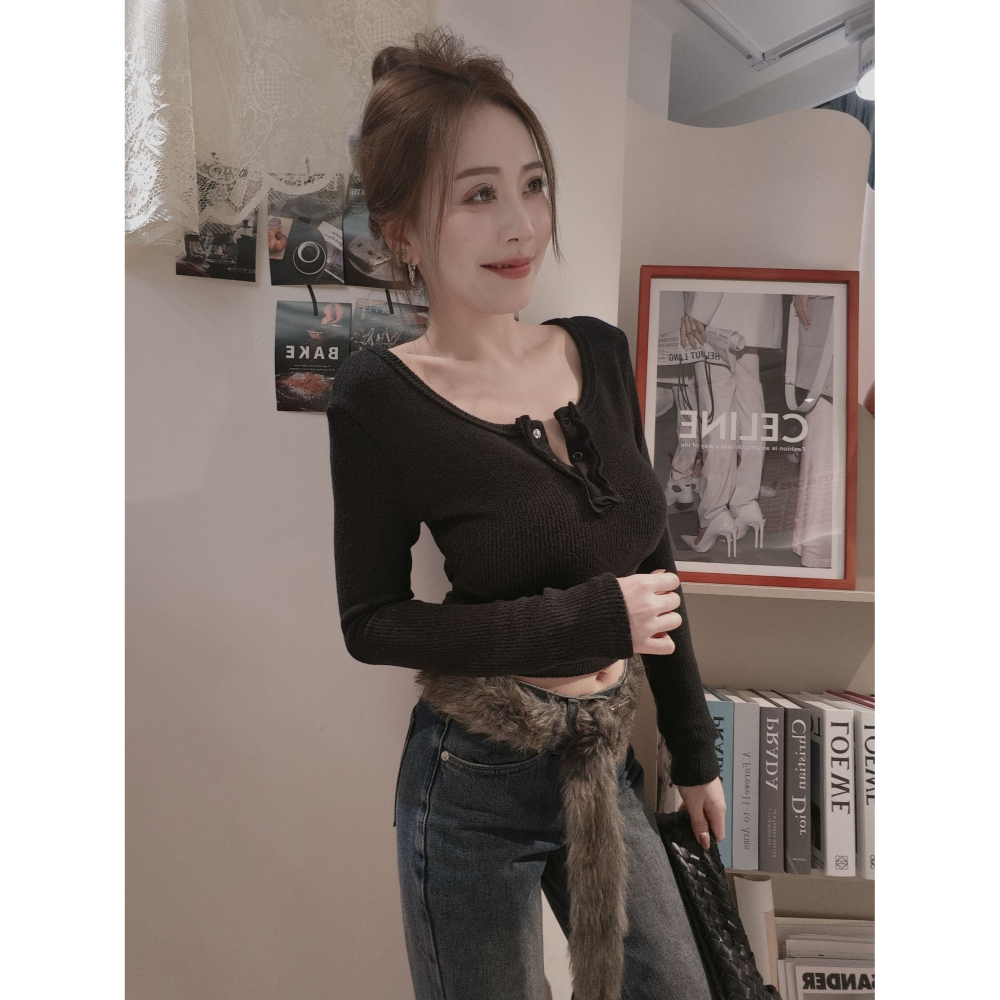 左左家 #8182 冬天巨實穿！！好穿T-細節圖3