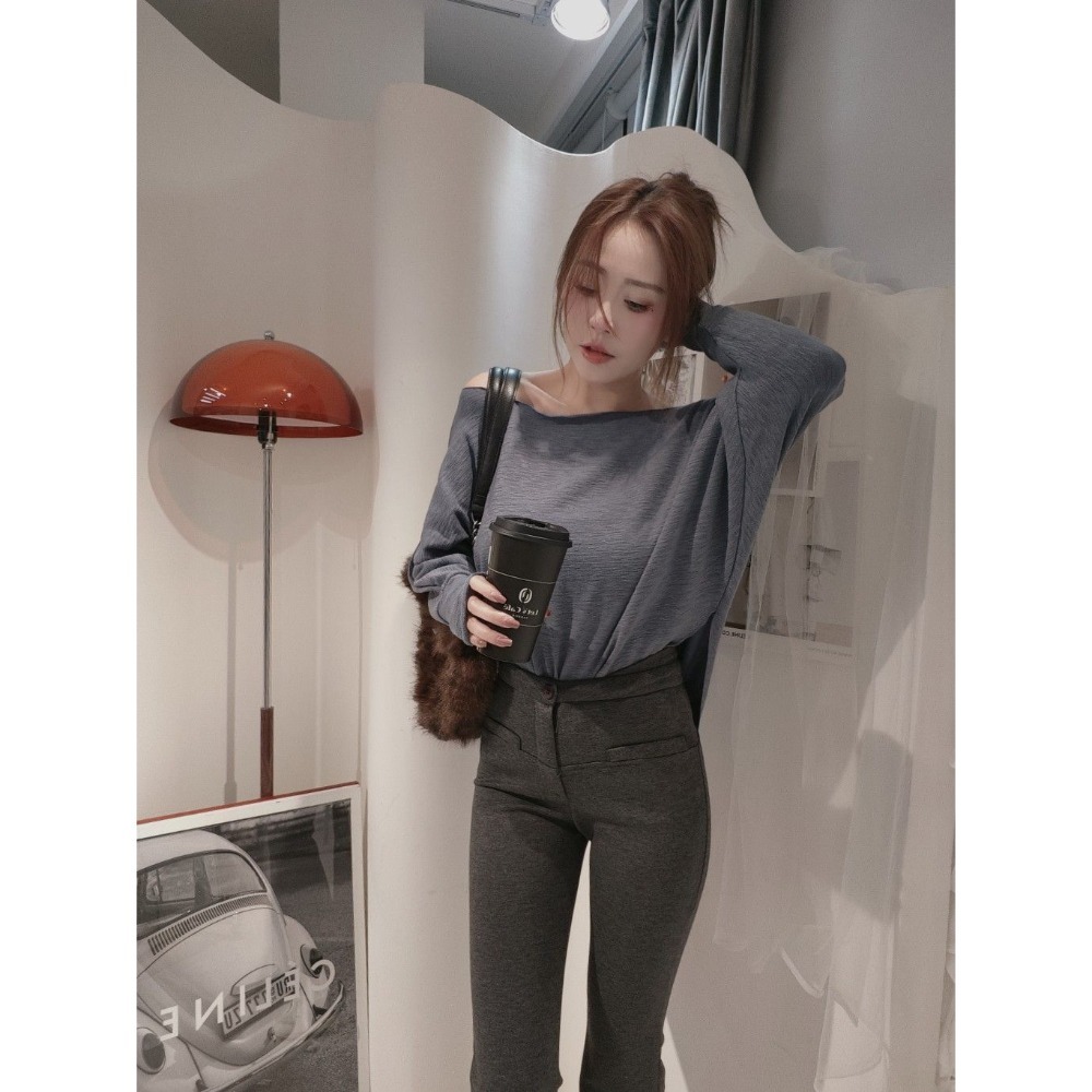 左左家#5976 獨家原創Lazy又不失暖度的慵懶感磨毛上衣-規格圖8