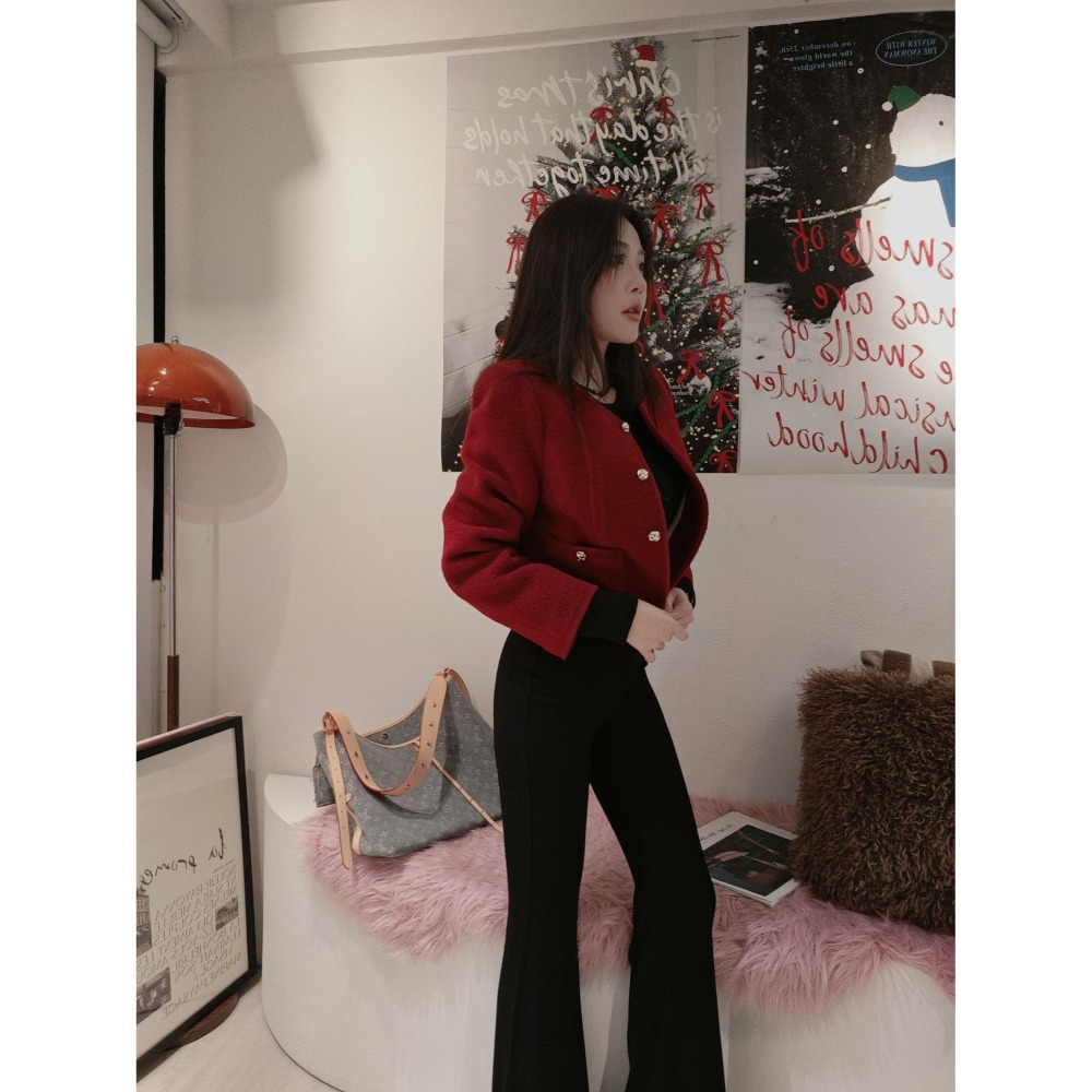 左左家#9916 兔絨香風外套-細節圖2