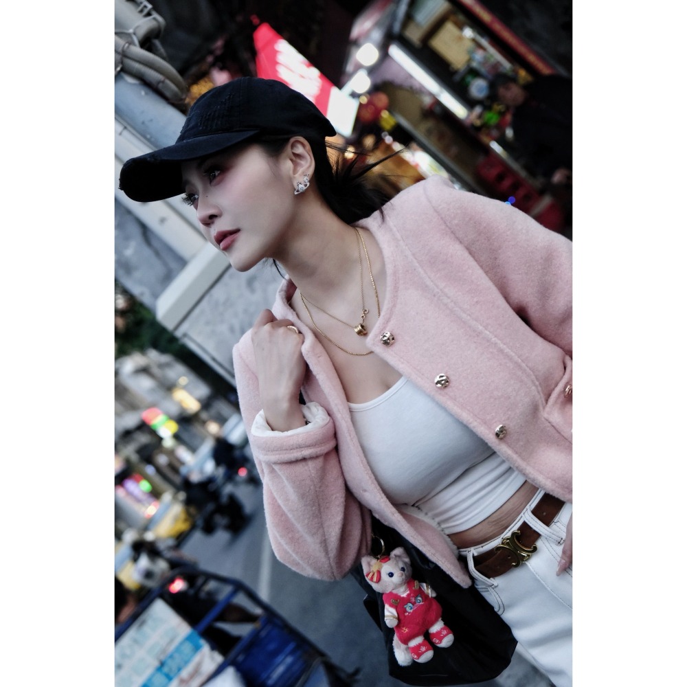 左左家#9916 兔絨香風外套-細節圖4