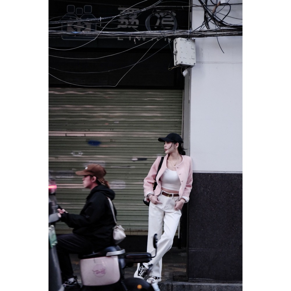 左左家#9916 兔絨香風外套-細節圖5