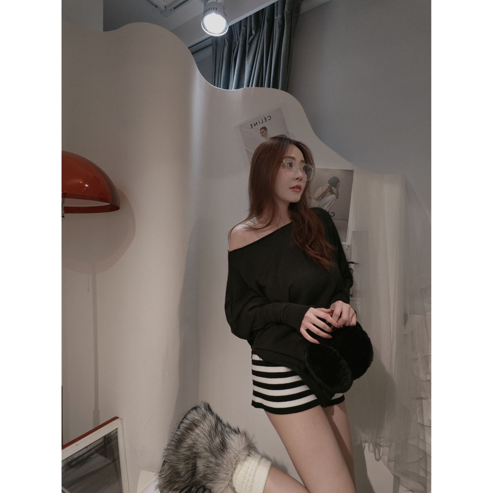 左左家#8805-1 巨好穿毛線短褲-細節圖3