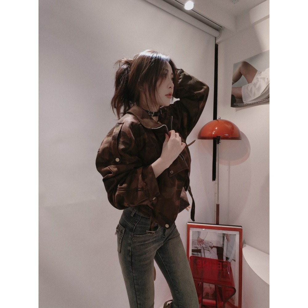 左左家#25011-3 迷彩軟麂皮外-細節圖2