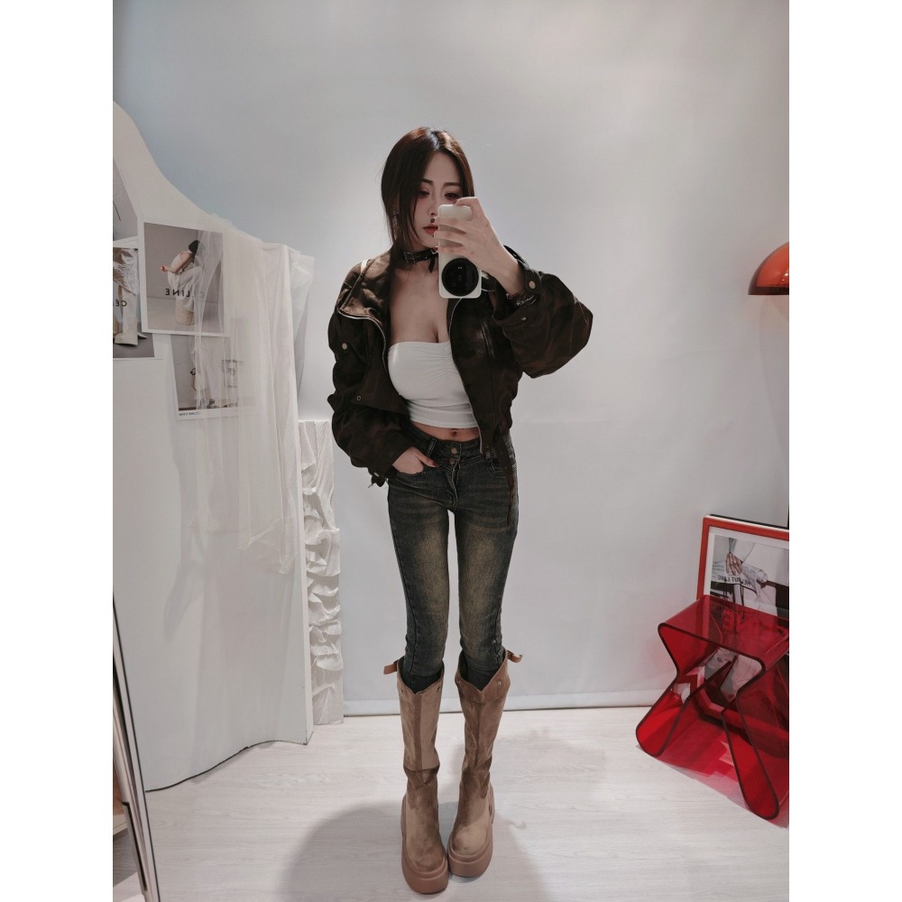 左左家#25011-3 迷彩軟麂皮外-細節圖3