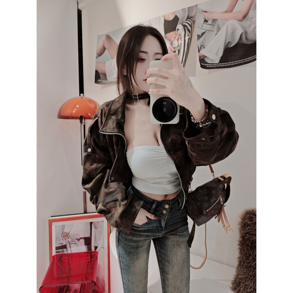 左左家#25011-3 迷彩軟麂皮外-細節圖4