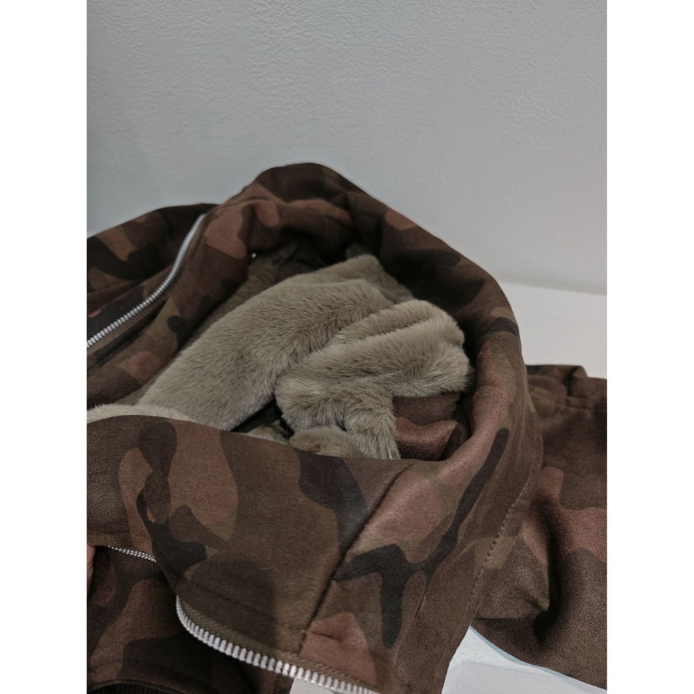 左左家#25011-3 迷彩軟麂皮外-細節圖5