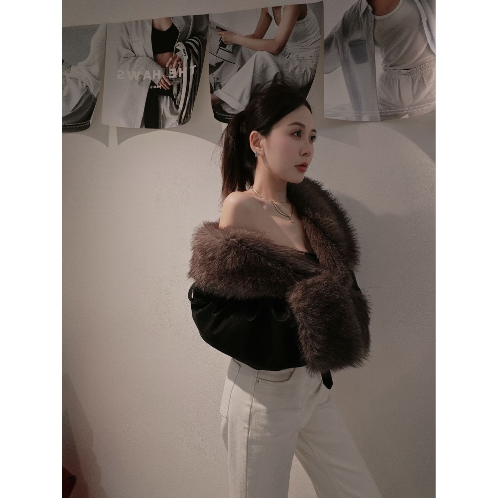 左左家#8932 性感全毛麂皮外-細節圖5