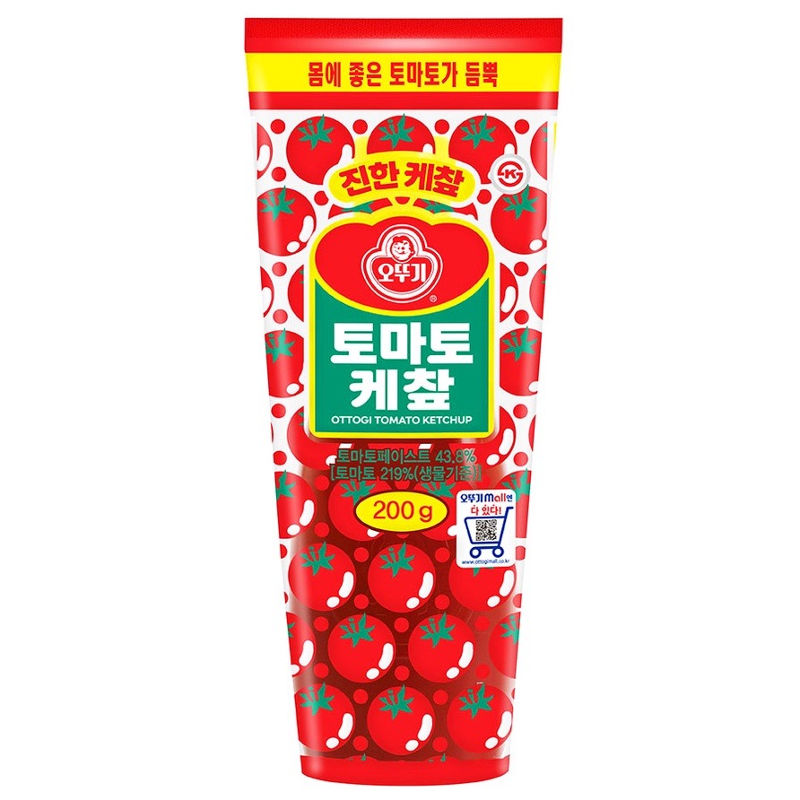 《 Chara 微百貨 》 韓國 不倒翁 番茄醬 200g / 300g 麥當當 指定使用 團購 批發-細節圖3