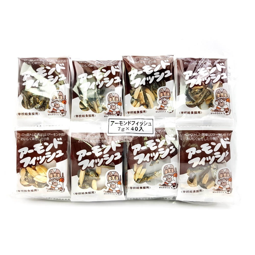 《 Chara 微百貨 》日本 Fujisawa 藤澤 杏仁 小魚干 小學生營養品 小魚乾 批發  7g-細節圖2
