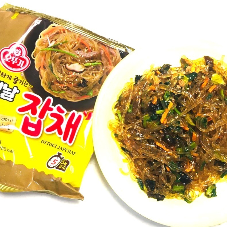 《 Chara 微百貨 》 韓國 不倒翁 韓式 乾拌 冬粉 料理包 雜菜 快速 料理  炒冬粉-細節圖3
