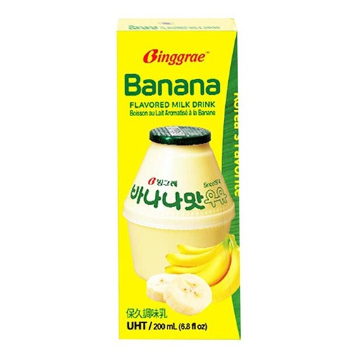 《 Chara 微百貨 》 韓國 Binggrae 保久乳 調味乳 200ml 香蕉 草莓 哈密瓜 水蜜桃 牛奶 牛乳-細節圖5