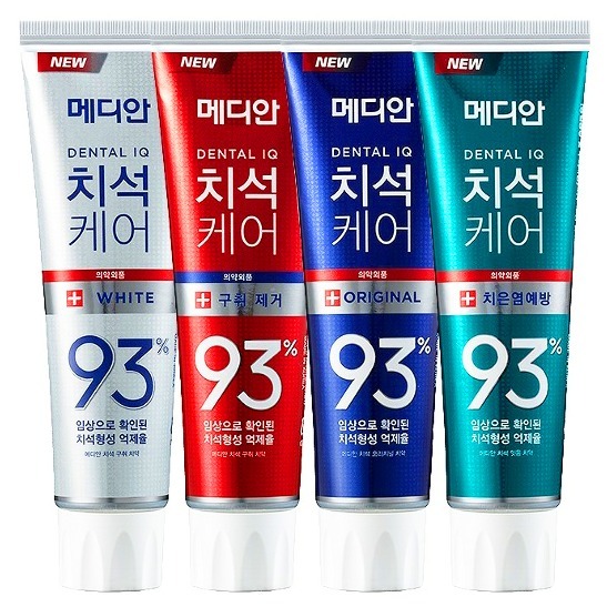 《 Chara 微百貨 》 韓國 Median 93% 強效 淨白 去垢 牙膏120g 潔白 團購 批發-細節圖2