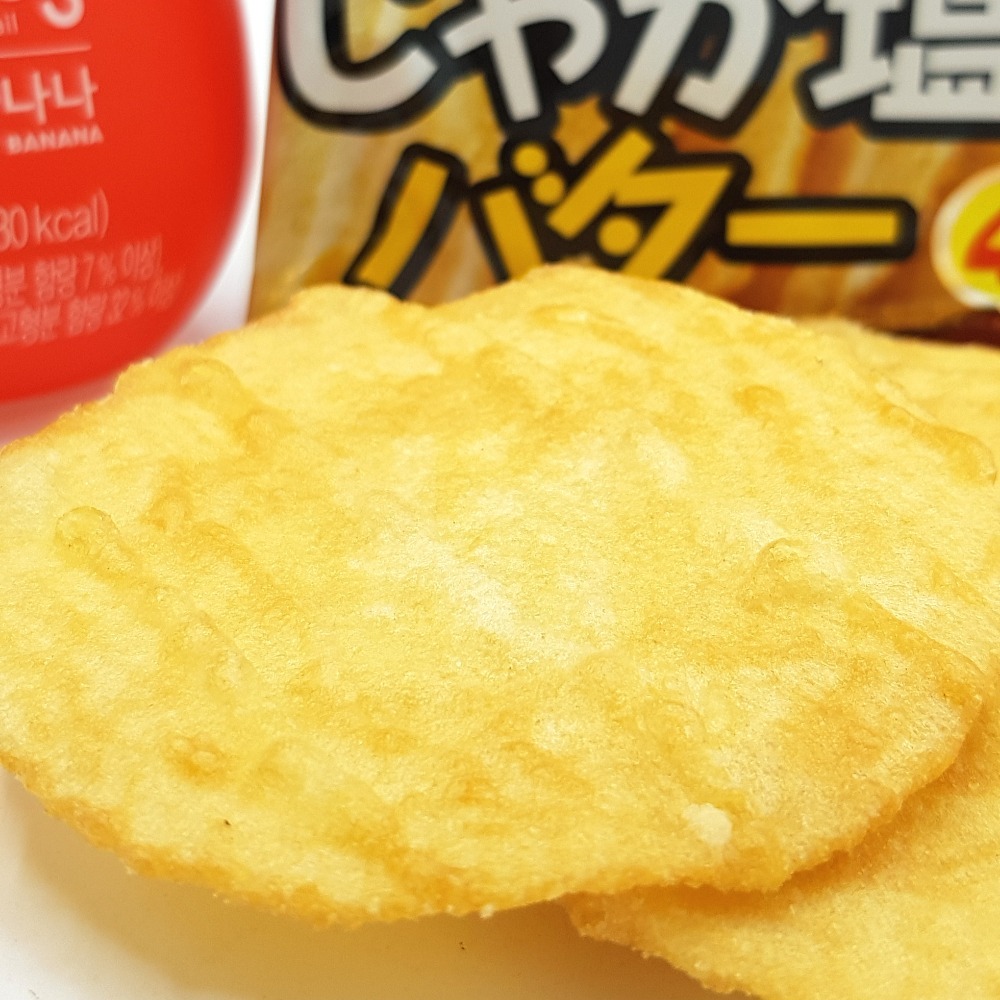 《 Chara 微百貨 》 日本 東豐 製菓 奶油 薯片 洋芋片 薯餅 20袋 盒裝 220g 鹽味 炸雞 口味-細節圖3