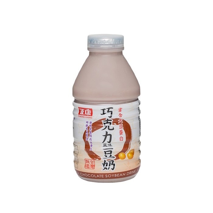 《Chara 微百貨》 台灣 正康 非基改 豆奶 330ml 團購 批發 黑豆漿 草莓 雞蛋 巧克力-細節圖4