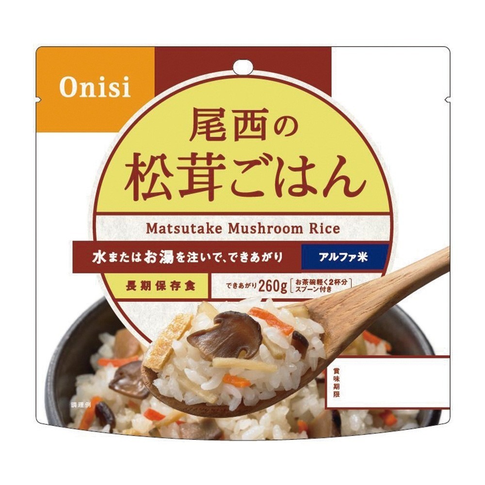 《 Chara 微百貨 》 日本 尾西 乾燥飯 料理包 Onishi 防災 登山 野外 露營食品 沖泡式即食飯 泡飯-細節圖4