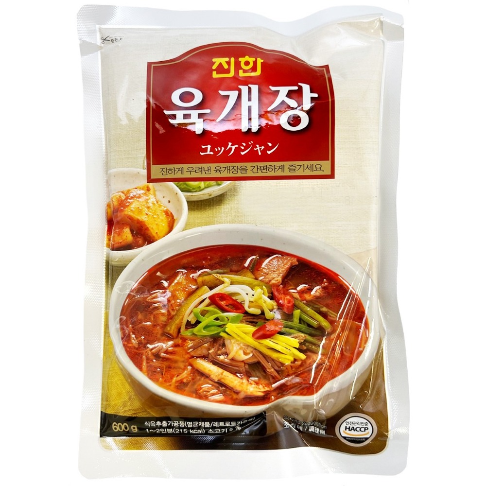 《 Chara 微百貨 》 韓國 真韓 辣味 牛肉湯 辣牛肉 湯 即食 加熱 露營-細節圖2