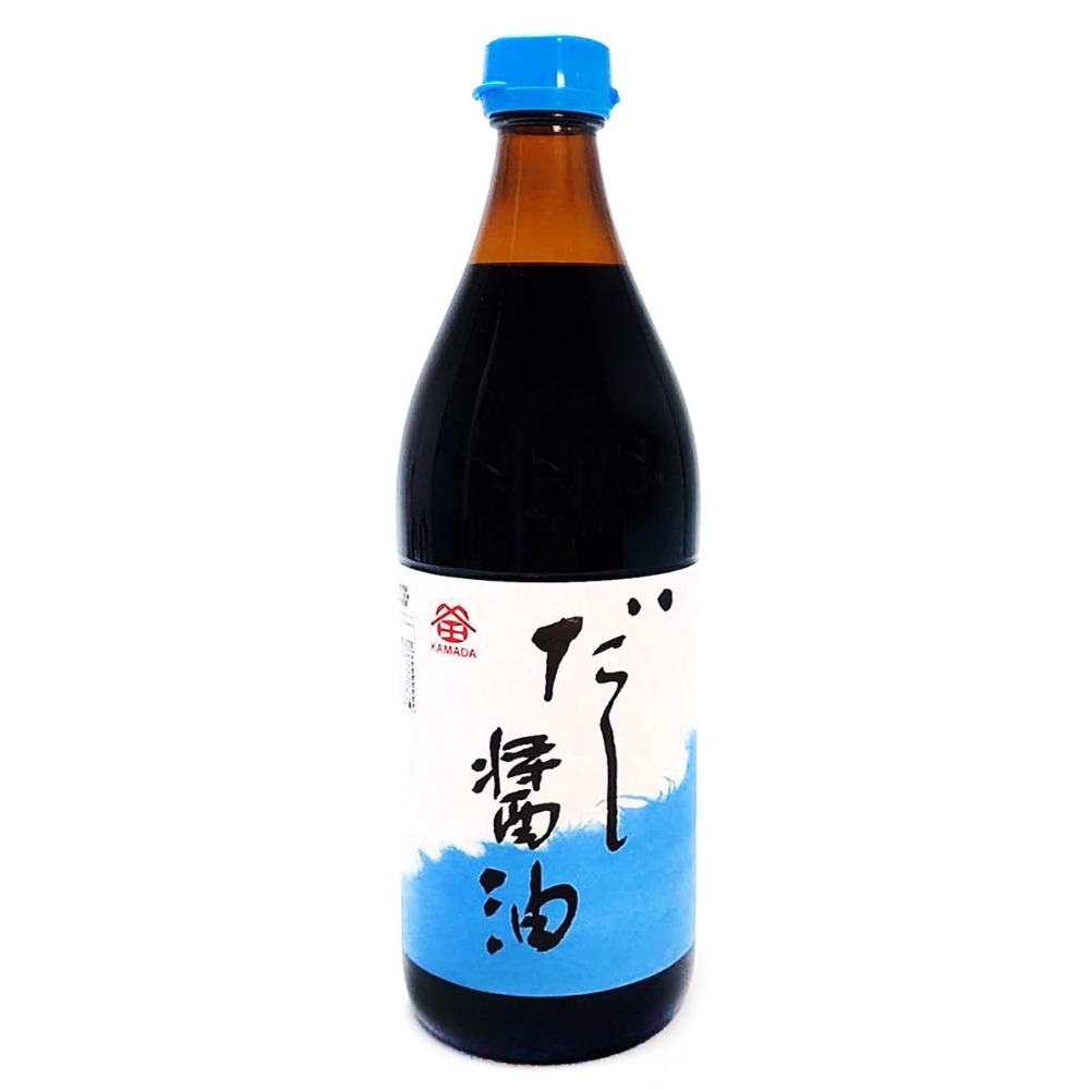 《 Chara 微百貨 》 日本 鐮田 鎌田 鰹魚 醬油 900ml 玻璃瓶 昆布 鎌田 團購 批發-細節圖2