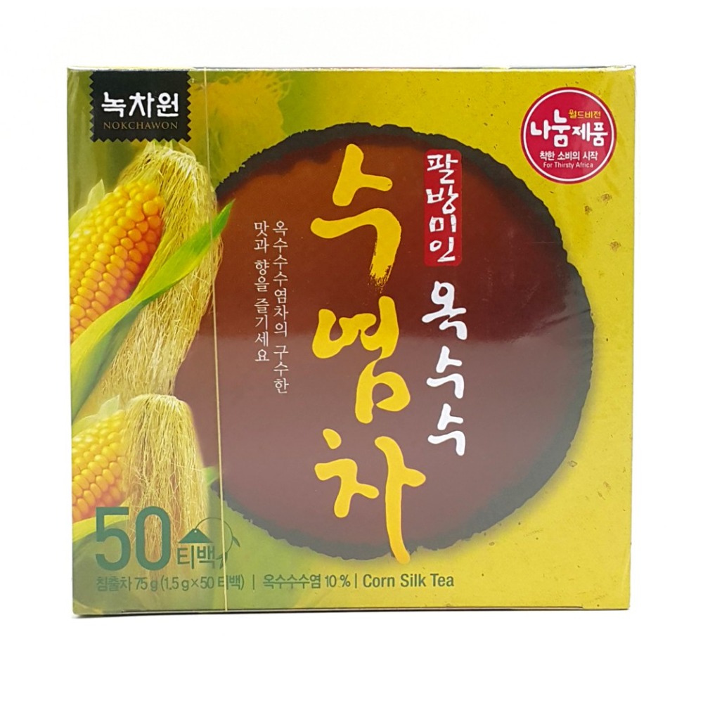 《 Chara 微百貨 》附發票 韓國 綠茶園 獨有 玉米鬚茶 茶包 50入100入 玉米鬚 茶 健康 順口-細節圖3