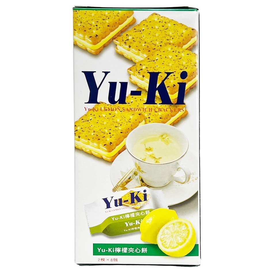 《 Chara 微百貨 》 馬來西亞 YU-KI 夾心 餅乾 8包入 盒裝 起司 花生 檸檬 巧克力 喜馬拉雅鹽-細節圖6