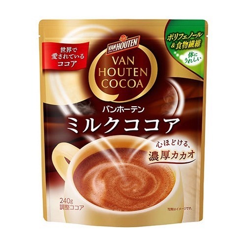 《 Chara 微百貨 》 日本 片岡 Van Houten Cocoa  牛奶可可 3倍 濃厚 72% 可可粉-細節圖3