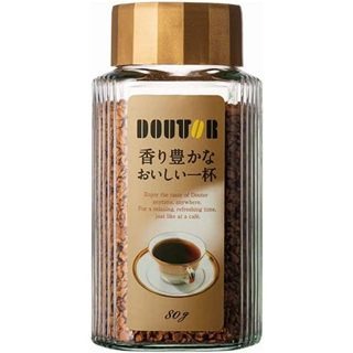 《 Chara 微百貨 》 日本 DOUTOR 羅多倫 即溶 咖啡 經典 深煎 團購 批發 80g-細節圖2