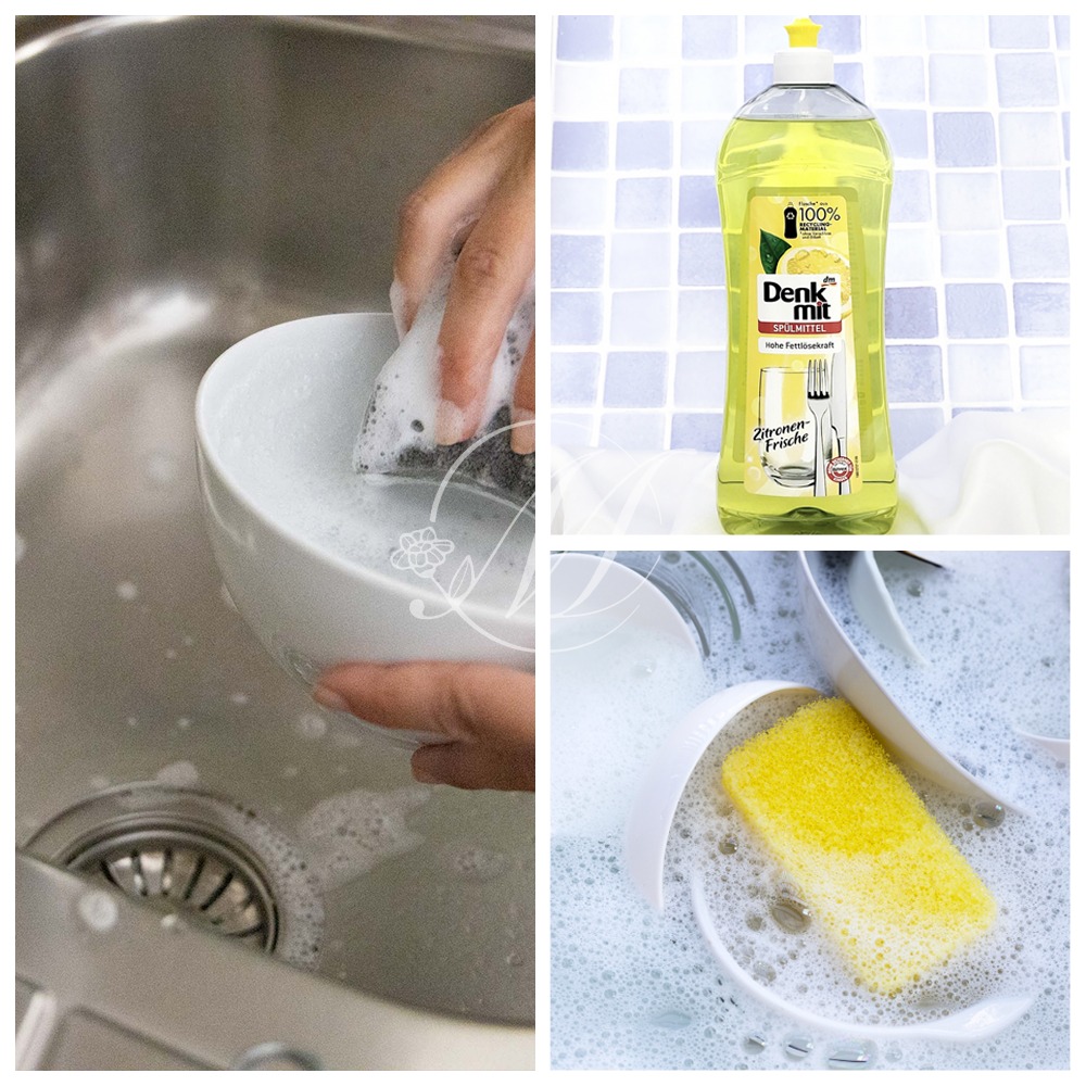 《 Chara 微百貨 》 德國 Denkmit 檸檬清新洗碗精 1L-細節圖2