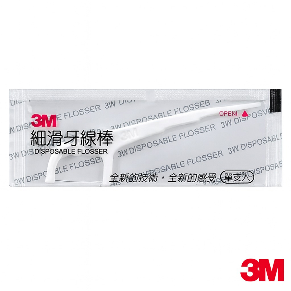 《 Chara 微百貨 》 3M 細滑牙線棒 獨立包 35支 X 3包 共105支-細節圖4
