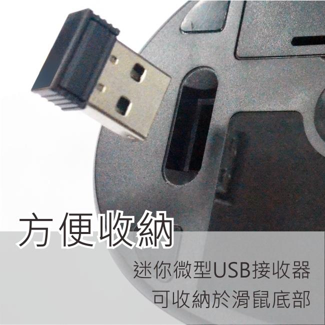 藍光滑鼠》靜音藍光無線滑鼠2.4GHz筆電滑鼠桌機多種桌面可用GKM-535人體工學滑鼠#藍光鼠-細節圖5