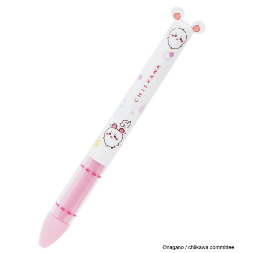 (現貨) 日本 正版 吉伊卡哇 雙色原子筆 多功能原子筆 MIMI筆 (吉伊卡哇 烏薩奇 小桃 栗子海獺勇者 古本屋)-規格圖1