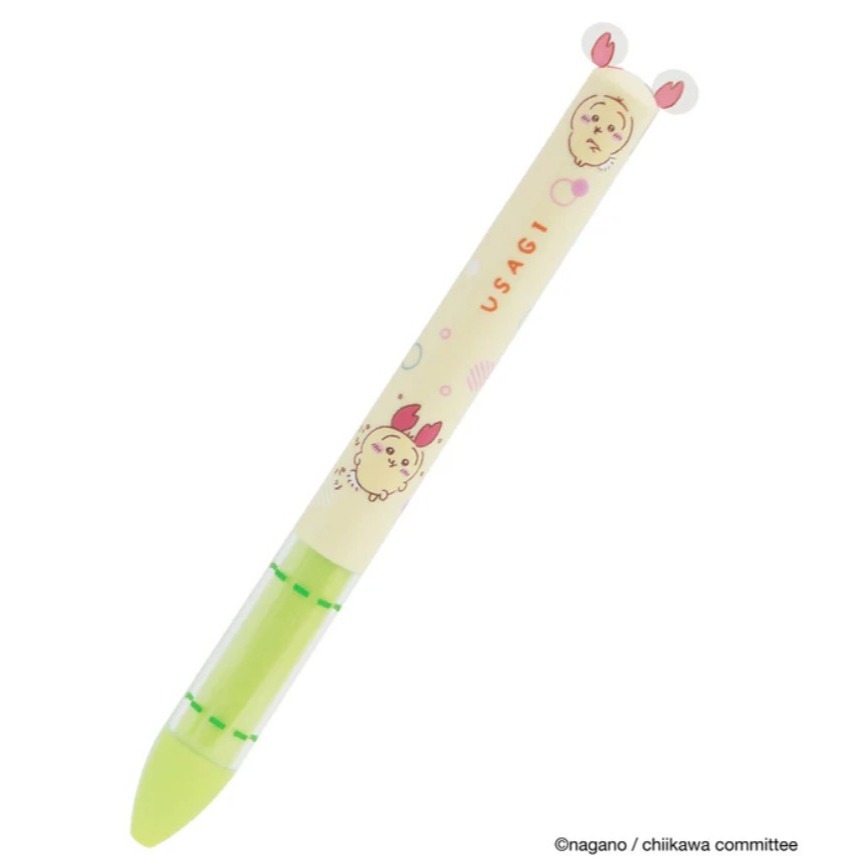(現貨) 日本 正版 吉伊卡哇 雙色原子筆 多功能原子筆 MIMI筆 (吉伊卡哇 烏薩奇 小桃 栗子海獺勇者 古本屋)-規格圖1