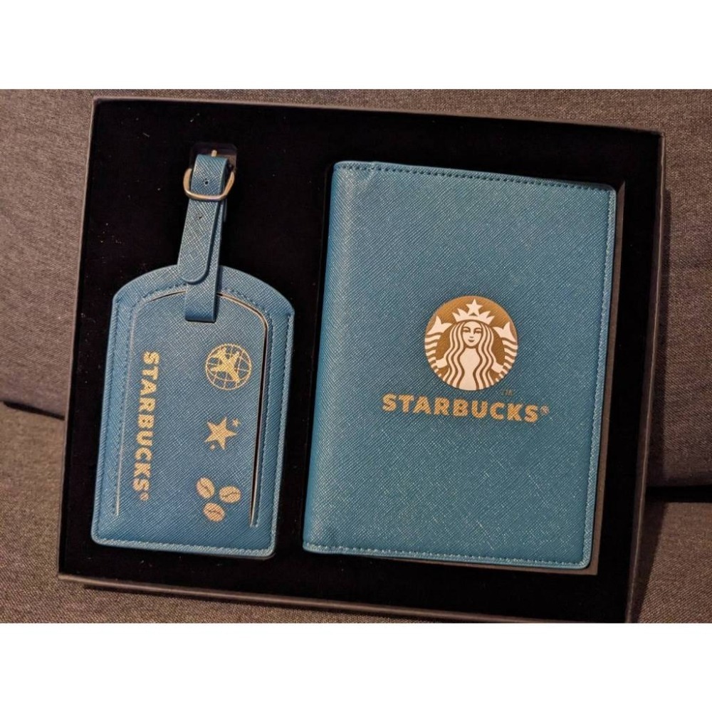 (現貨0 Starbucks星巴克 護照夾行李牌套組 (不含和牛肉乾)-細節圖2