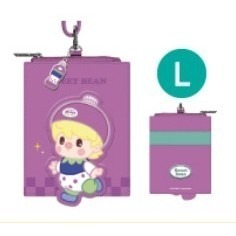 (現貨) 7-11 POP.MART泡泡馬特小甜豆 卡套零錢包 證件夾 (葡萄果汁 檸檬氣泡水)-細節圖2