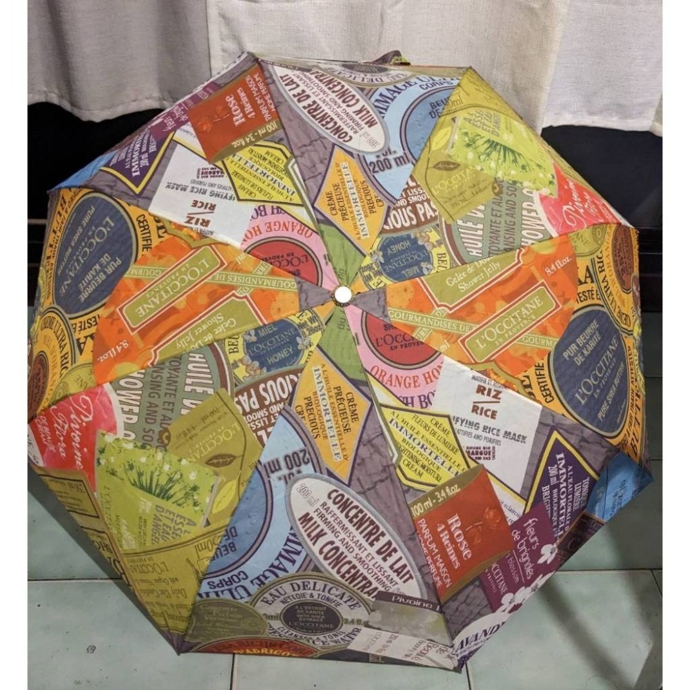 (現貨) L＇OCCITANE 歐舒丹 折傘 摺疊傘 晴雨傘 雨傘 陽傘-細節圖2
