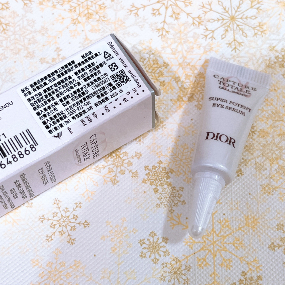 DIOR 迪奧 逆時能量超彈力亮眼精華 3ml 全新品 台灣專櫃貨 眼霜 逆時活氧亮眼膠原筆-細節圖2