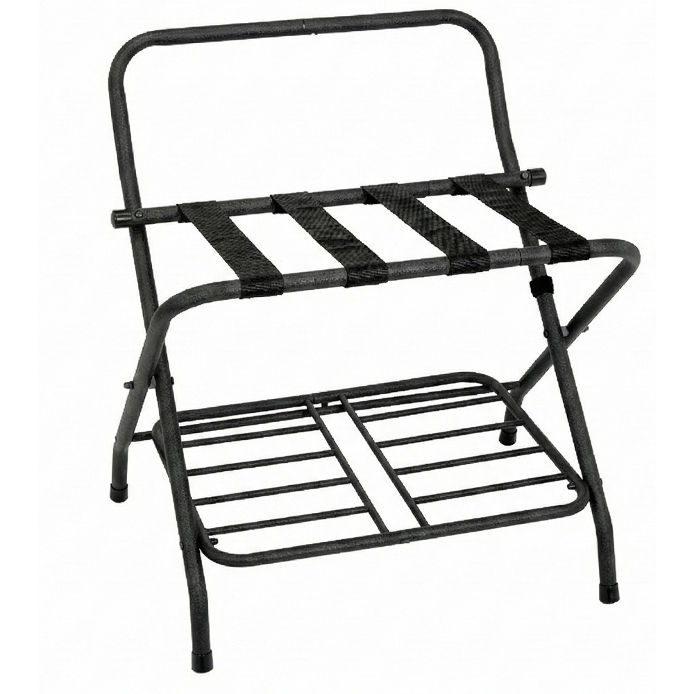 【ROOMIX】台灣製 椅背行李架 可超取 二層置物架 折疊行李架 飯店民宿專用 居家收納 客房置物架 (需組裝) 現貨-細節圖2