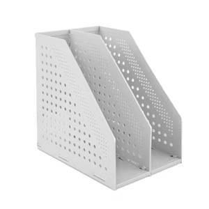 得力Deli 開放式兩段折疊雜誌箱 / W78999 雜誌架 雜誌盒 A4雜誌架-細節圖2