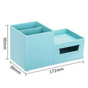 得力Deli 多功能收納盒/8907 收納盒 桌上收納盒 筆筒-細節圖2