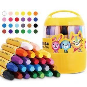 得力Deli油蠟筆 12色 18色 24色 36色 蠟筆 油畫棒 繪圖筆-細節圖2