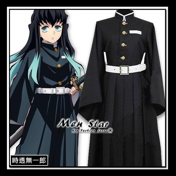 [免運費] 鬼滅之刃 兒童 香奈乎 服裝 角色扮演 衣服 變裝派對 香奈乎 萬聖節 COSPLAY 鬼滅之刃香奈乎 服飾-規格圖11