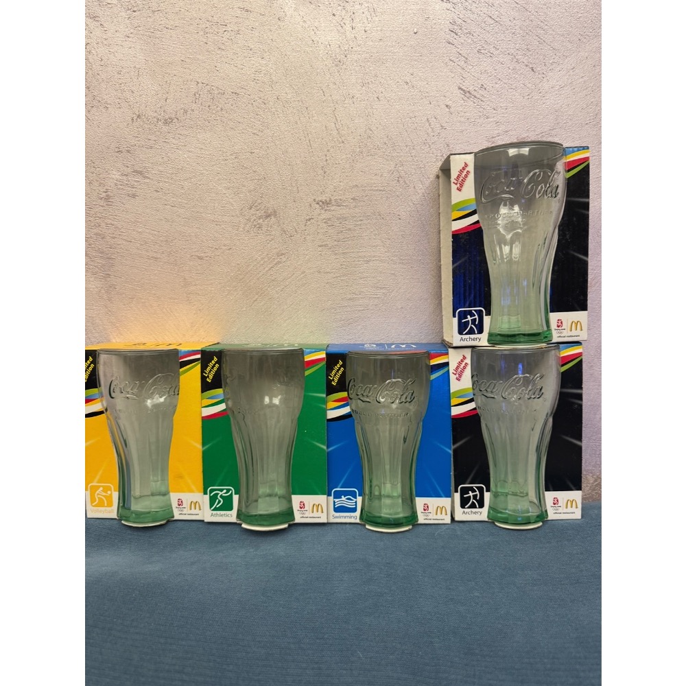 麥當勞 可口可樂 奧運 紀念杯 曲線杯 2008 2009 2010 2012 收藏品-規格圖1