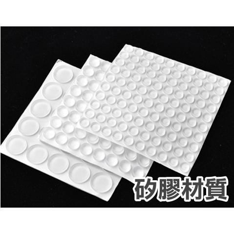 防撞粒》透明防撞粒矽膠防撞貼透明自粘墊適用於門把手和廚房家具橡膠緩衝器防止噪音防撞點(有點硬)-細節圖3