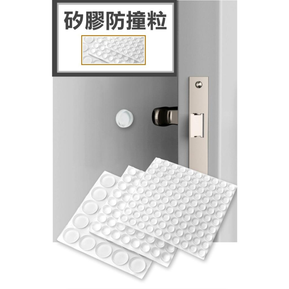 防撞粒》透明防撞粒矽膠防撞貼透明自粘墊適用於門把手和廚房家具橡膠緩衝器防止噪音防撞點(有點硬)-細節圖5
