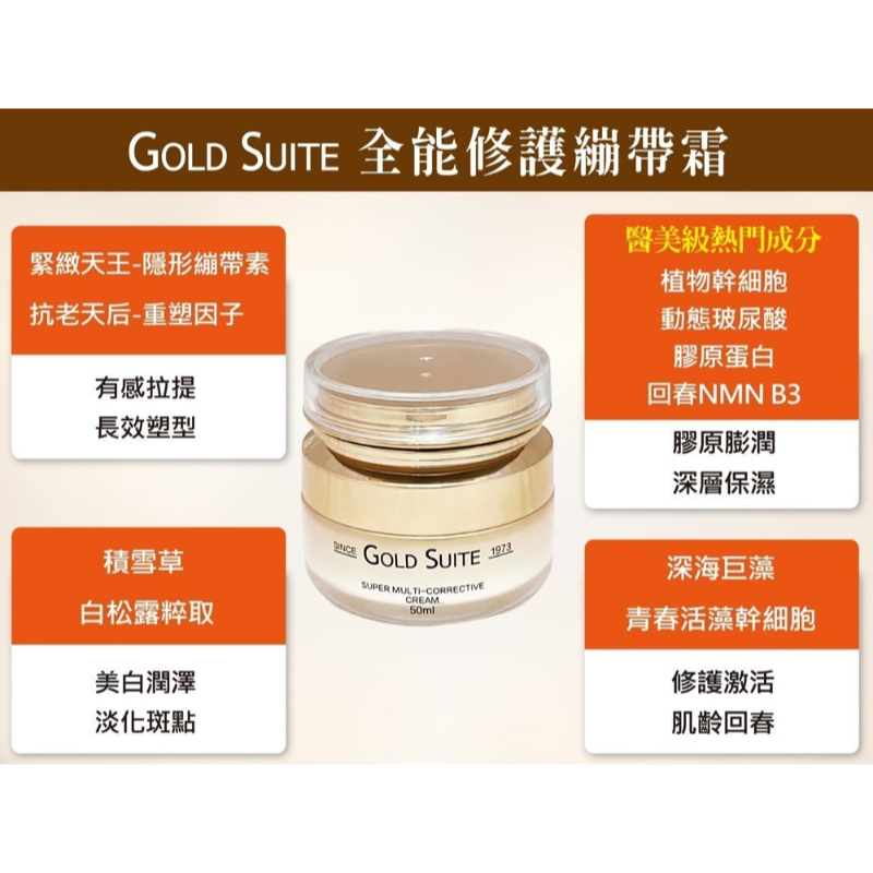 【限時購】台灣🇹🇼 Gold Suite 全能修護繃帶霜 50ml-細節圖4