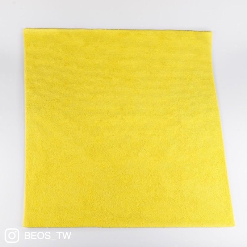 •全店滿350免運BEOS• 40x40特級無邊擦車布 熱切下蠟布 無邊布洗車布 汽車美容吸水布 黃色抹布 下鍍膜布-細節圖2