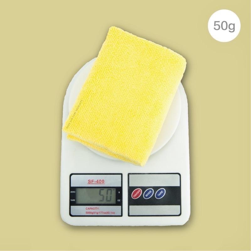 •BEOS• 40x40特級無邊擦車布 下蠟布 熱切下蠟布 無邊布洗車布 汽車美容吸水布 黃色抹布 下鍍膜布-細節圖7