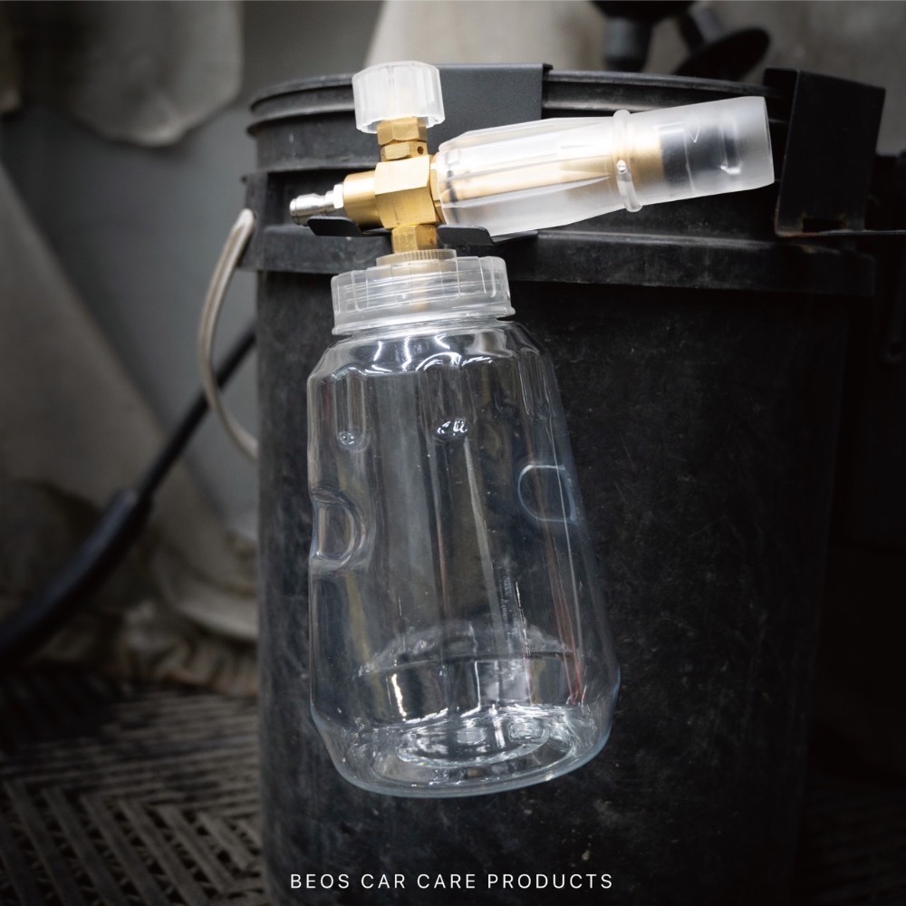 •BEOS• 高壓泡沫噴壺 PA壺 PA泡沫壺 1L 扇形可調節 1/4快插公頭 高壓噴壺 PA泡沫槍 洗車機快拆-細節圖2