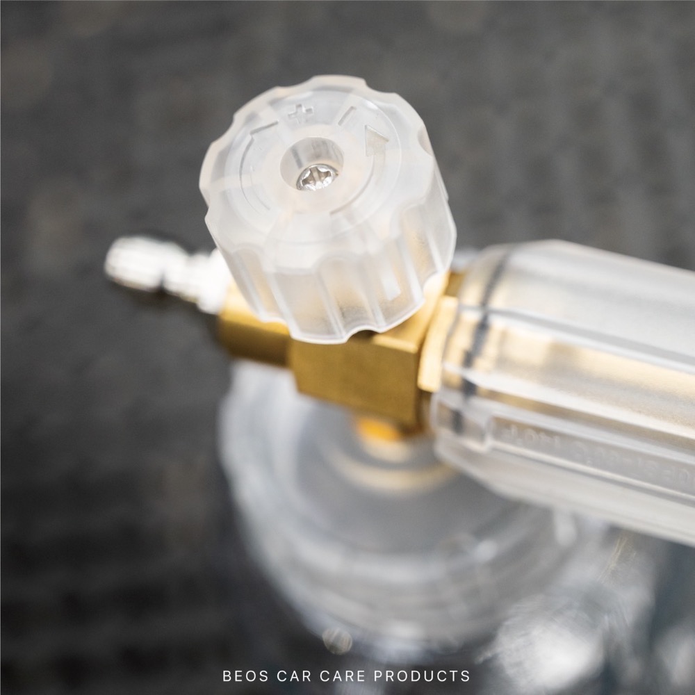 •BEOS• 高壓泡沫噴壺 PA壺 PA泡沫壺 1L 扇形可調節 1/4快插公頭 高壓噴壺 PA泡沫槍 洗車機快拆-細節圖5