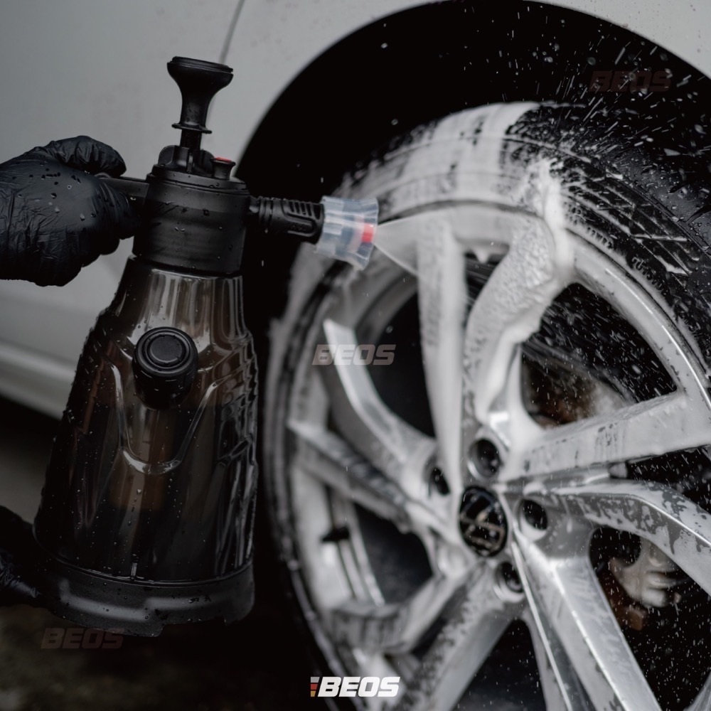 •BEOS• 泡沫噴壺 2.3L 手持泡沫噴壺 手壓壺 扇形噴嘴 兩用型 加壓噴壺 泡沫噴霧器 泡沫槍 洗車噴壺 加厚-細節圖2