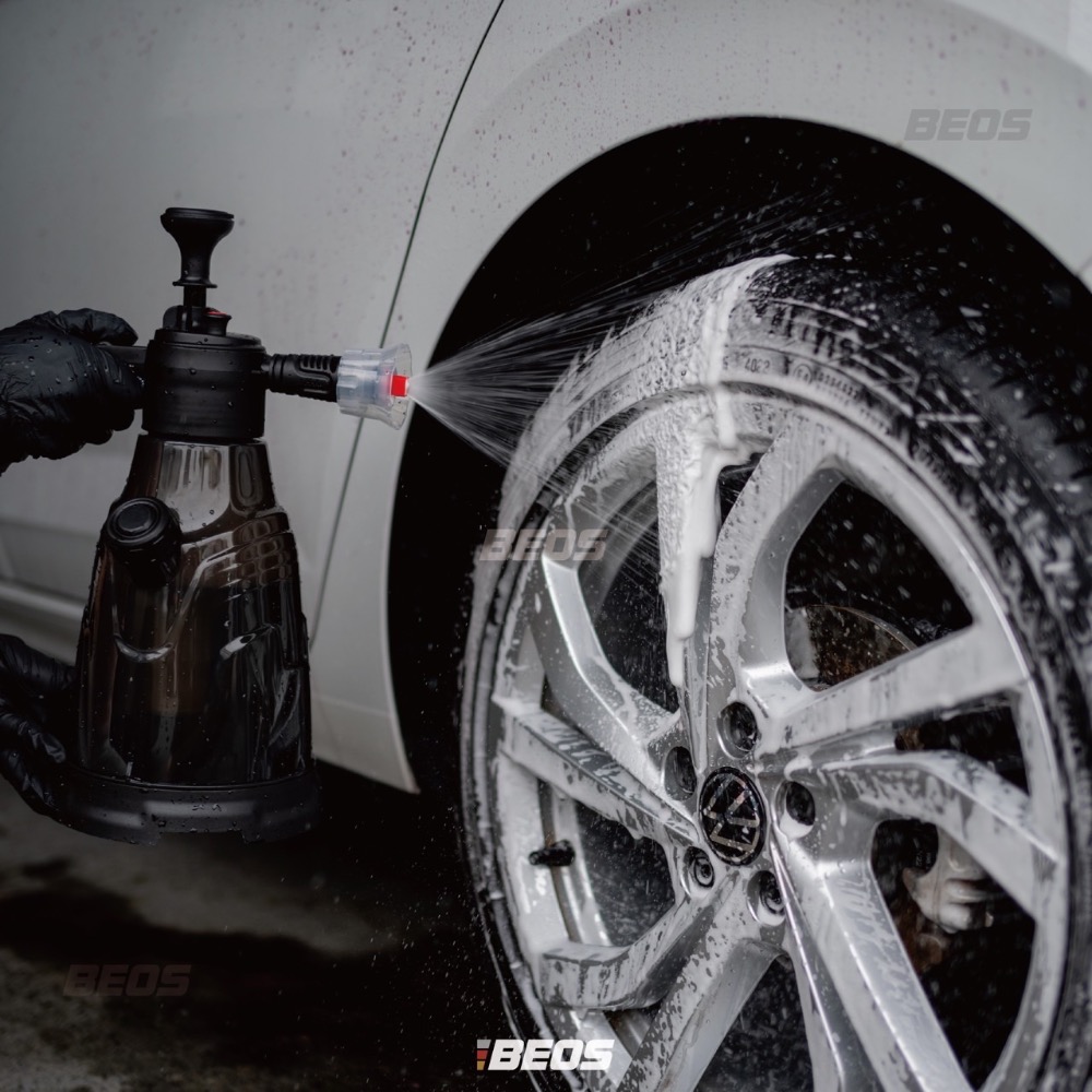 •BEOS• 泡沫噴壺 2.3L 手持泡沫噴壺 手壓壺 扇形噴嘴 兩用型 加壓噴壺 泡沫噴霧器 泡沫槍 洗車噴壺 加厚-細節圖6