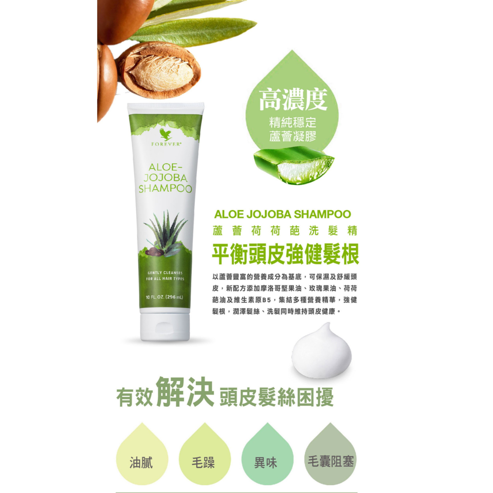 永久蘆薈荷荷葩洗髮~蘆薈荷荷葩洗髮精(升級版)$580元~~※ 全館消費採7-11貨到付款~消費滿額1000元免運費 ※-細節圖2